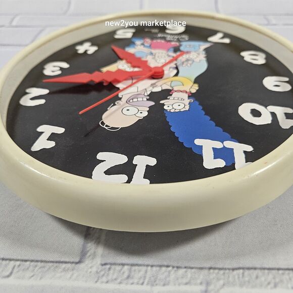 the simpsons vintage RARE original promo clock 1990 Works! collectibles WORKING! - Picture 6 of 16